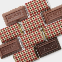 Plaque rouge et noire