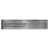 Plaque rouge gris robuste (Devant)