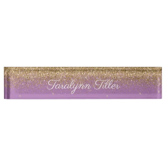 Plaque rouge Parties scintillant Gold (Devant)