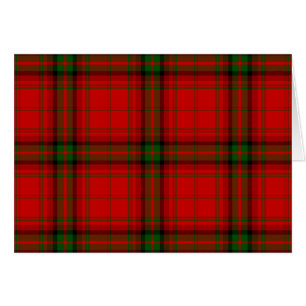 Plaque rouge vert tartan MacDougall