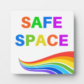 Plaque Safe Space Tabletop Fotoplaat (Voorkant)