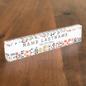 Plaque signalétique blanche faite sur commande (Taille)