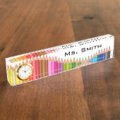 Plaque signalétique de bureau avec (Taille)