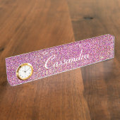 Plaque signalétique de bureau avec (Taille)