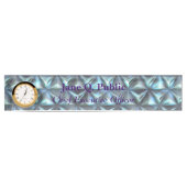 Plaque signalétique de bureau de verre taillé (Devant)