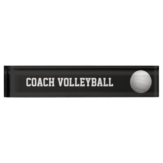 Plaque signalétique de coutume de volleyball (Devant)