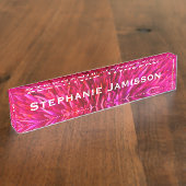 Plaque signalétique du bureau acrylique, Abstrait (Taille)