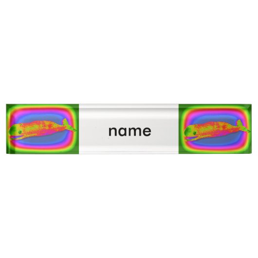 plaque signalétique du bureau des baleines sourian (Devant)