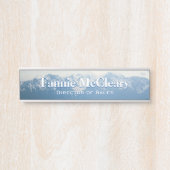 Plaque signalétique du bureau des monts Olympiques (Devant)