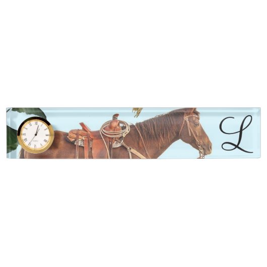 Plaque signalétique du bureau du cheval (Devant)