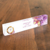 Plaque signalétique du bureau Memento mariage avec (Taille)