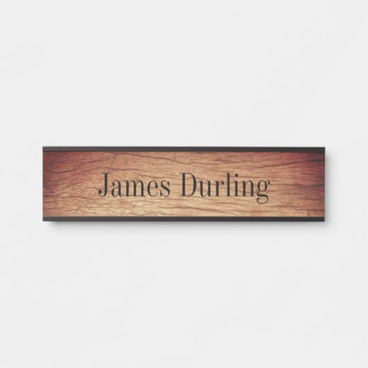 Plaque signalétique du mur de pendage du bureau du (Devant)