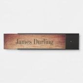 Plaque signalétique du mur de pendage du bureau du (Devant)