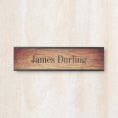 Plaque signalétique du mur de pendage du bureau du (Devant)