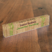 Plaque signalétique faite sur commande de bureau (Taille)
