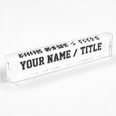 Plaque signalétique faite sur commande de bureau -