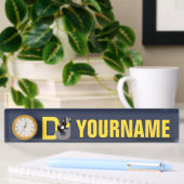 Plaque signalétique faite sur commande de bureau