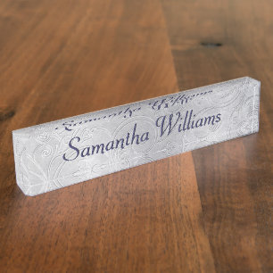 Plaque signalétique faite sur commande de bureau