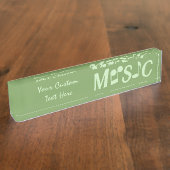 Plaque signalétique faite sur commande de bureau (Taille)