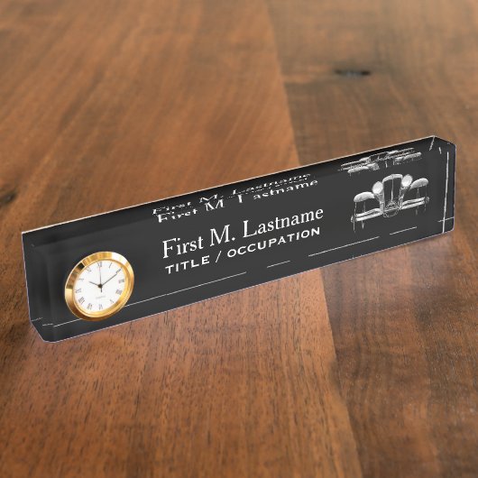 Plaque signalétique faite sur commande de bureau (Taille)