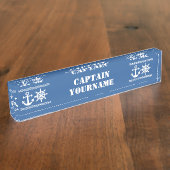 Plaque signalétique faite sur commande nautique (Taille)