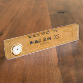 Plaque signalétique orange rustique chique de (Taille)