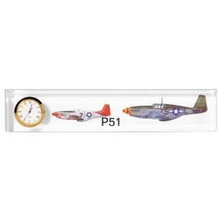 Plaque signalétique p51 de bureau par le