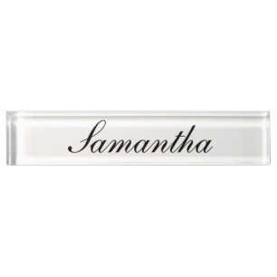 Plaque signalétique personnalisée de bureau avec