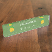 Plaque signalétique personnalisée du bureau pédiat (Taille)