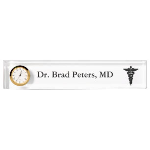 Plaque signalétique personnalisée Médicale w/Cl