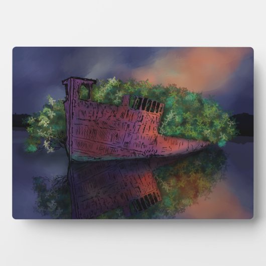 Plaque SS Ayrfield abandonnée (Devant)