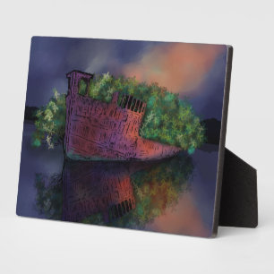 Plaque SS Ayrfield abandonnée