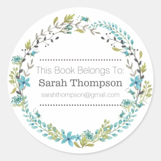 Plaque Stickers Nom de l'école Stickers Couronne f (Devant)