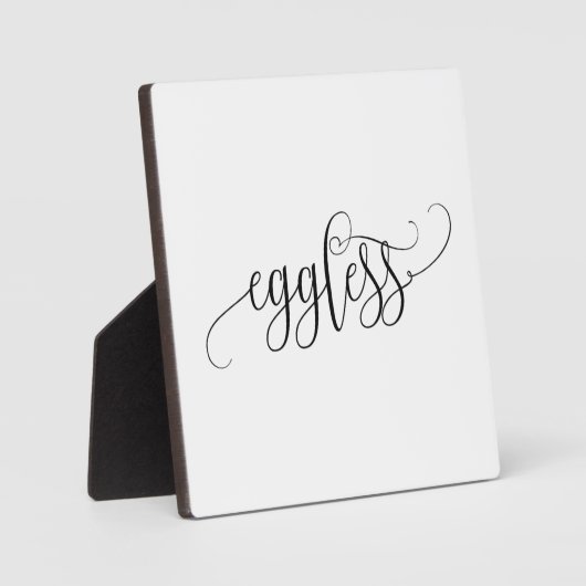 Plaque Tabletop avec Easel (Recto)