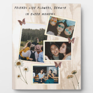 Plaque Tabletop avec Easel Custom Friendship Desig