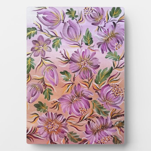 Plaque tabletop met Easel Fotoplaat (voorkant)