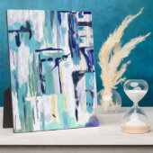 Plaque tabletop met Easel Fotoplaat (Zijkant)