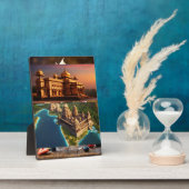 Plaque tabletop met Easel Fotoplaat (Zijkant)