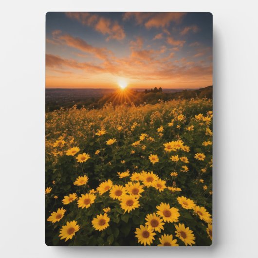 Plaque tabletop met Easel Fotoplaat (voorkant)