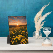 Plaque tabletop met Easel Fotoplaat (Zijkant)