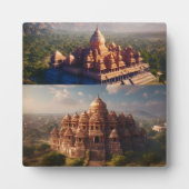 Plaque tabletop met Easel Fotoplaat (Voorkant)