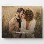 Plaque tabletop met Easel Fotoplaat (Voorkant)