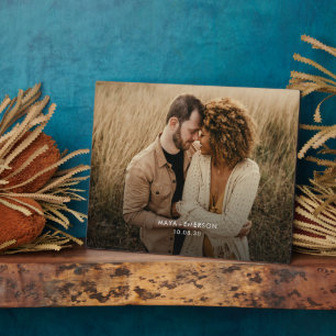 Plaque tabletop met Easel Fotoplaat