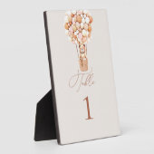 Plaque tabletop met Easel Fotoplaat (Zijkant)