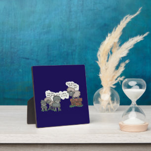 Plaque tabletop met Easel Fotoplaat