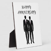 Plaque tabletop met Easel Fotoplaat (Zijkant)