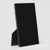 Plaque tabletop met Easel Fotoplaat (Zijkant)