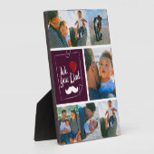 Plaque tabletop met Easel Fotoplaat (Zijkant)