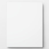 Plaque tabletop met Easel Fotoplaat (Voorkant)