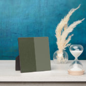 Plaque Tabletop personnalisable Moss Green (Insitu)